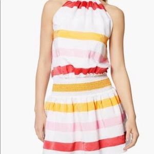Rami Brook multi colored paris sleeveless dress